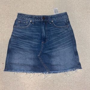 abercrombie and fitch jean skirt